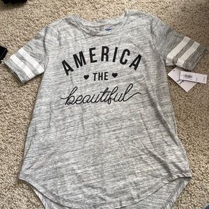 Girls Old Navy tunic length shirt size 10/12